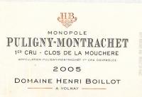 2005 Henri Boillot Puligny Clos de la Mouchere